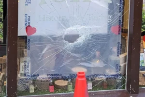 Smash and grab raid damages 400-year-old York building