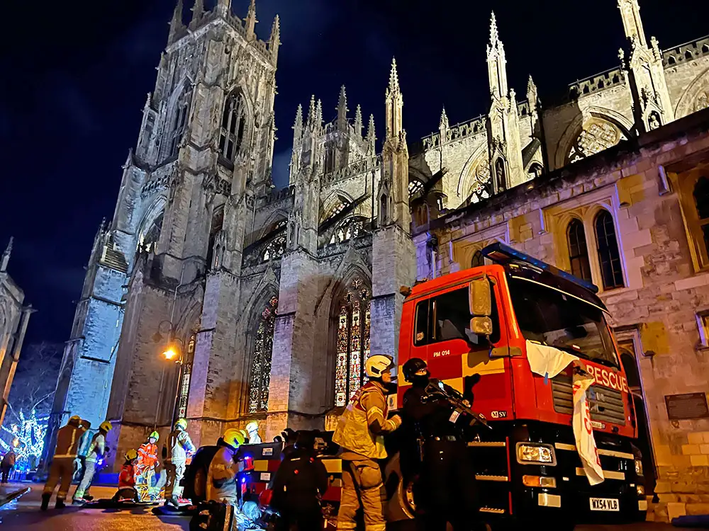 Watch: Mock terror attack staged at York Minster – as 999 crews put to the ultimate test