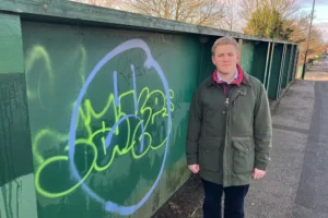 Network Rail inaction blamed for a spread of graffiti in York