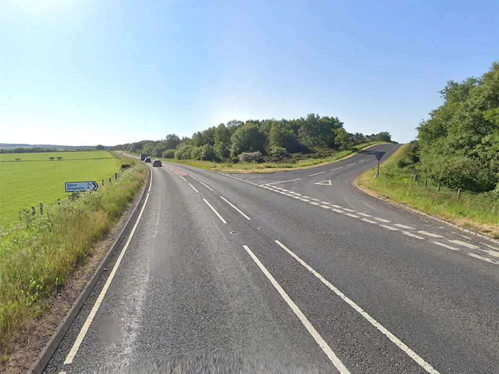 Road near Whitby closed after two-vehicle crash
