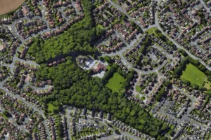 Fire started deliberately in York wood