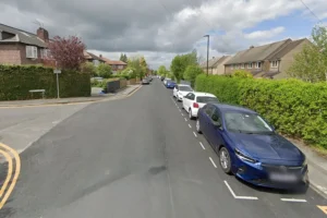 ‘It’s lucky nobody was killed’: Car crashes into parked vehicles and overturns