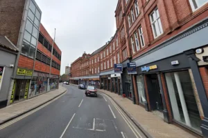 Major leak sees water pour through the ceiling at York city centre business