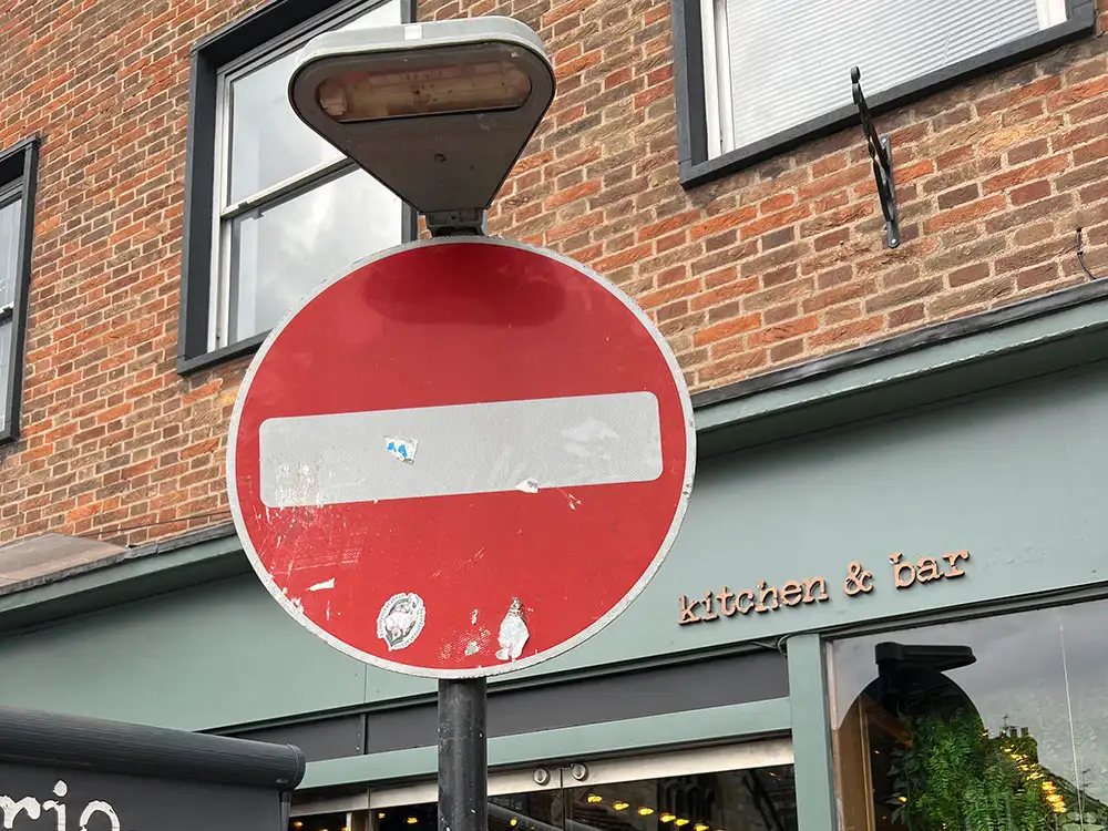 Council install ‘No entry’ sign outside front door of York restaurant