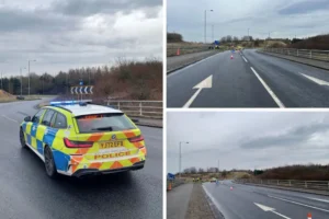 Updated: Oil spill chaos caused three crashes – Police trying to trace culprit