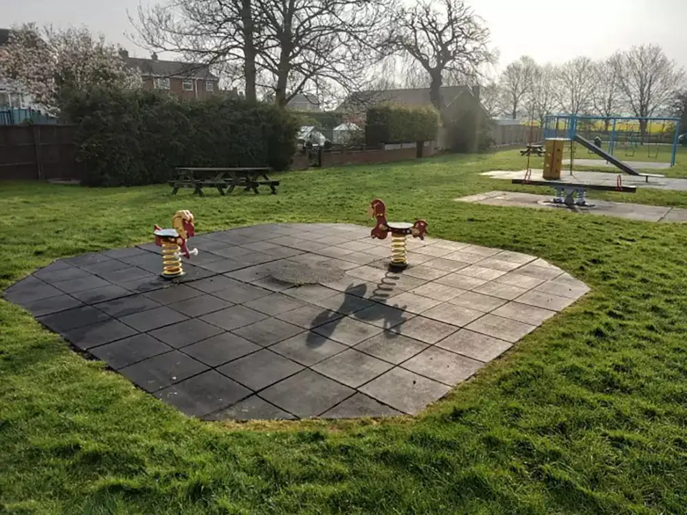 Council closes children’s play area after sewer pipe broke