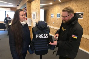‘The war stole a lot from me’: Ukrainian woman speaks out at new exhibition in York