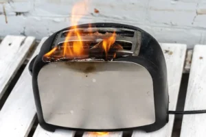 Fire breaks out in York after paper put in a toaster
