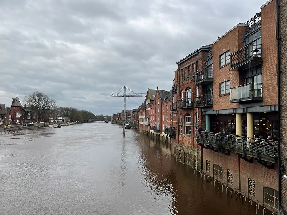 Flood warning for York as river levels reach 3m