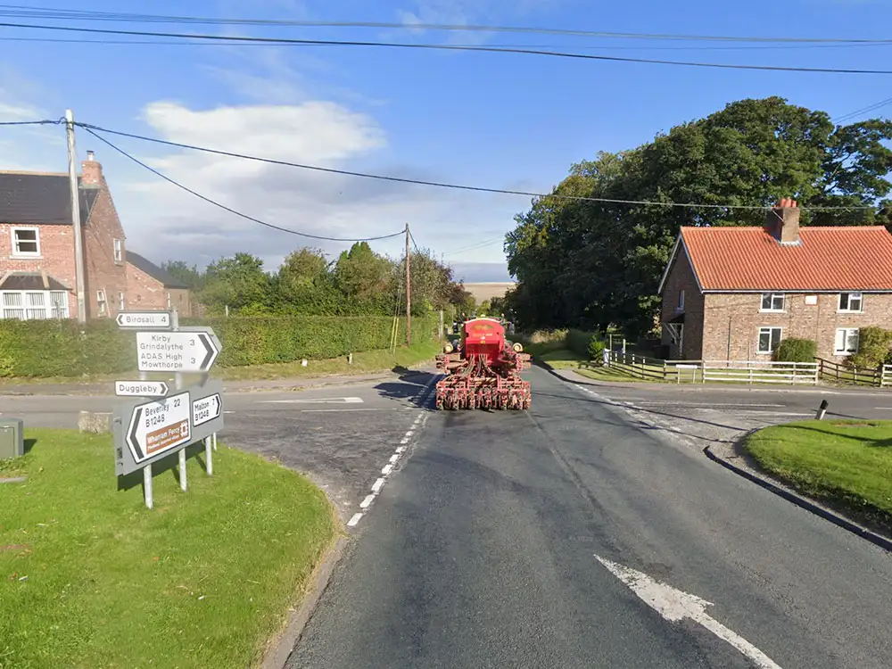 Driver dies in crash between lorry and tractor