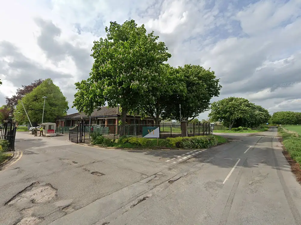 Cyclist spat at near North Yorkshire air base