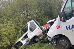 Van and minibus crash on A19 – in the same spot as HGV smash two weeks ago