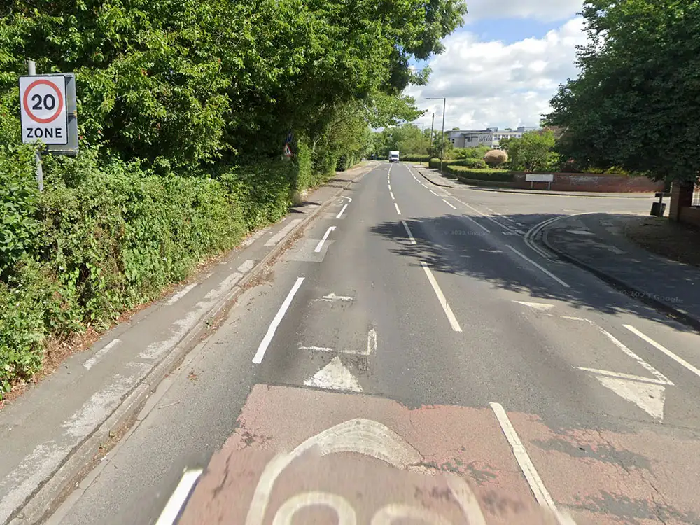 Mobility scooter collides with man on main York road