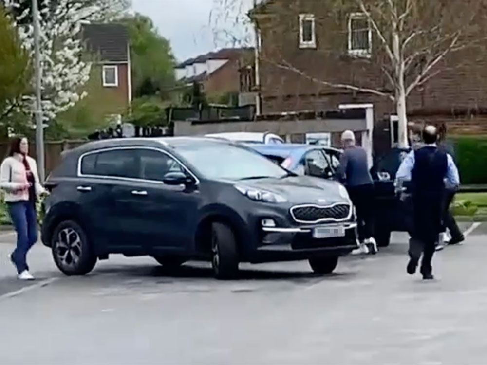 Watch: Shoppers clash with alleged thieves in chaotic scenes at York supermarket