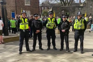 Police intervene as teenagers try to disrupt St George’s Parade in York