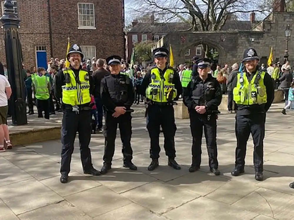 Police intervene as teenagers try to disrupt St George’s Parade in York