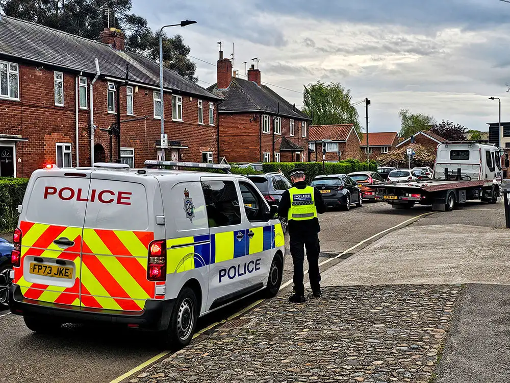Updated: Car is abandoned in York as occupants flee – police appeal for witnesses