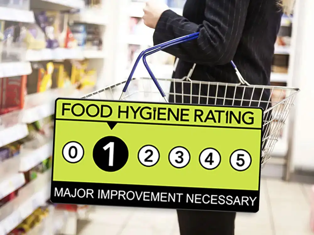 York supermarket gets a 1 out of 5 food hygiene rating