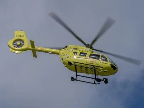 Serious crash closes the A19 – Air ambulance called