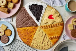 Try dunking that! York’s Bake Off star creates the ultimate mega biscuit