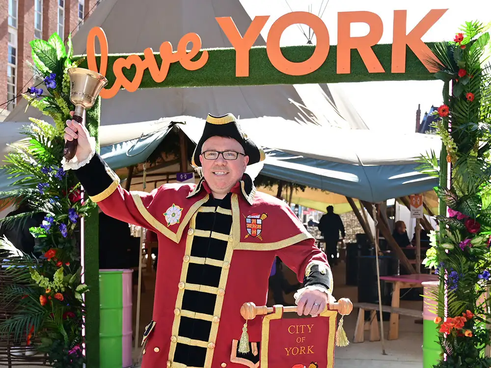 Something to shout about! York’s Town Crier is back