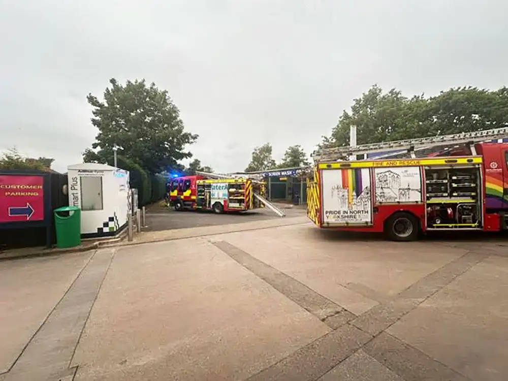 ‘It could have been disastrous’: York petrol station hit by fire