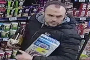 Watch: Shocking video shows brazen thief forcing his way out of a York shop