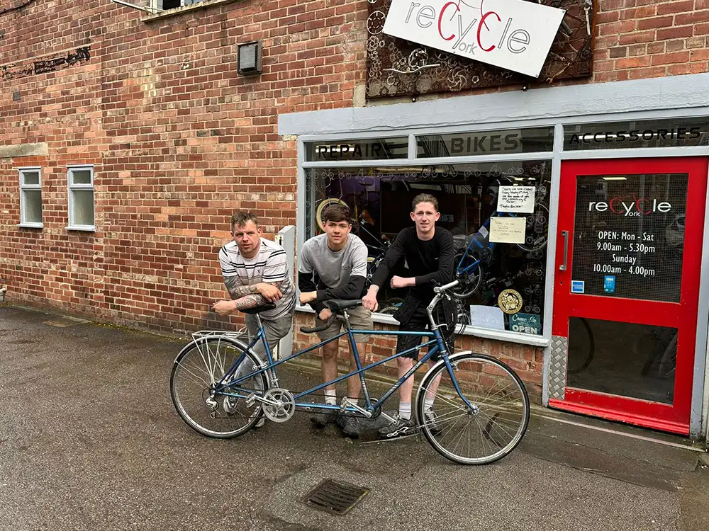 York friends to embark on 170-mile tandem ride for men’s mental health charity