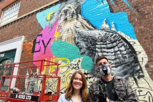Watch: Stunning new street art takes shape in York