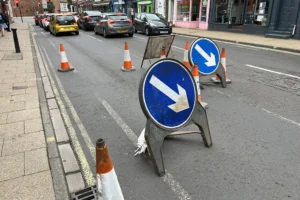 ‘Sink hole’ opening up on main York road