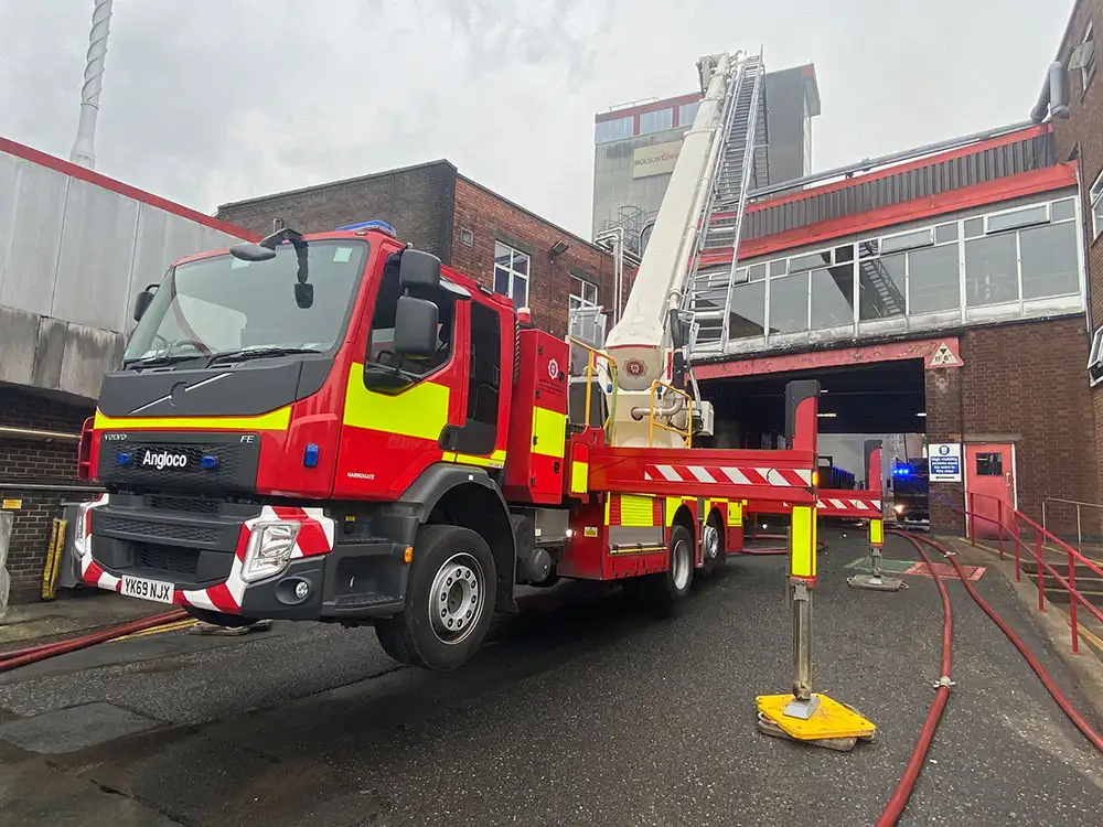 Updated: Fire at Tadcaster brewery now under control