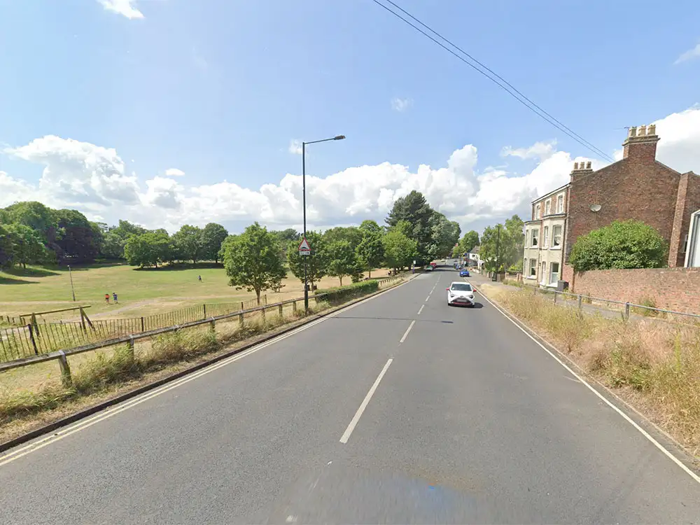 Moped rider taken to hospital after crash with van in York