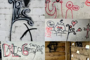 Rise in graffiti blights two North Yorkshire towns