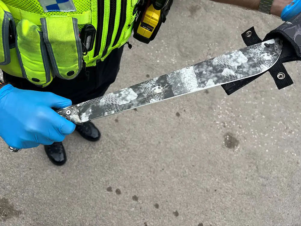 Children find machete while playing at York nature reserve