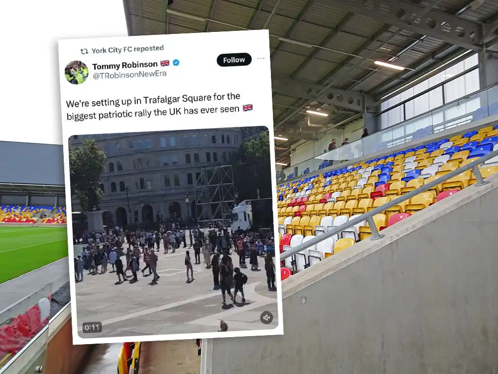 York City launch investigation after club social media reposts far right activist