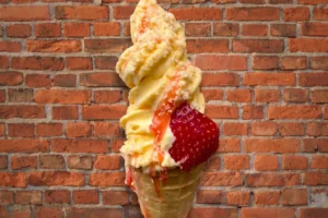 Viral York food stall launches frozen custard cones for summer
