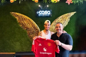 Man United star dines out in York restaurant