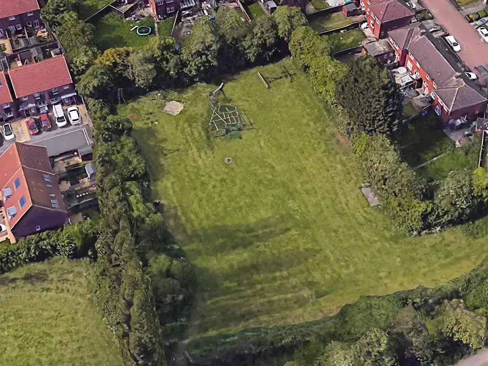Motorbike set on fire in York play park