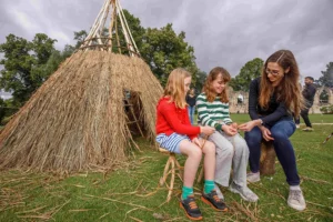 ‘Britain’s oldest house’ takes shape in the Museum Gardens – pics