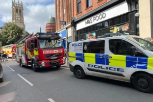 Police fire and ambulance crews called to M&S in York
