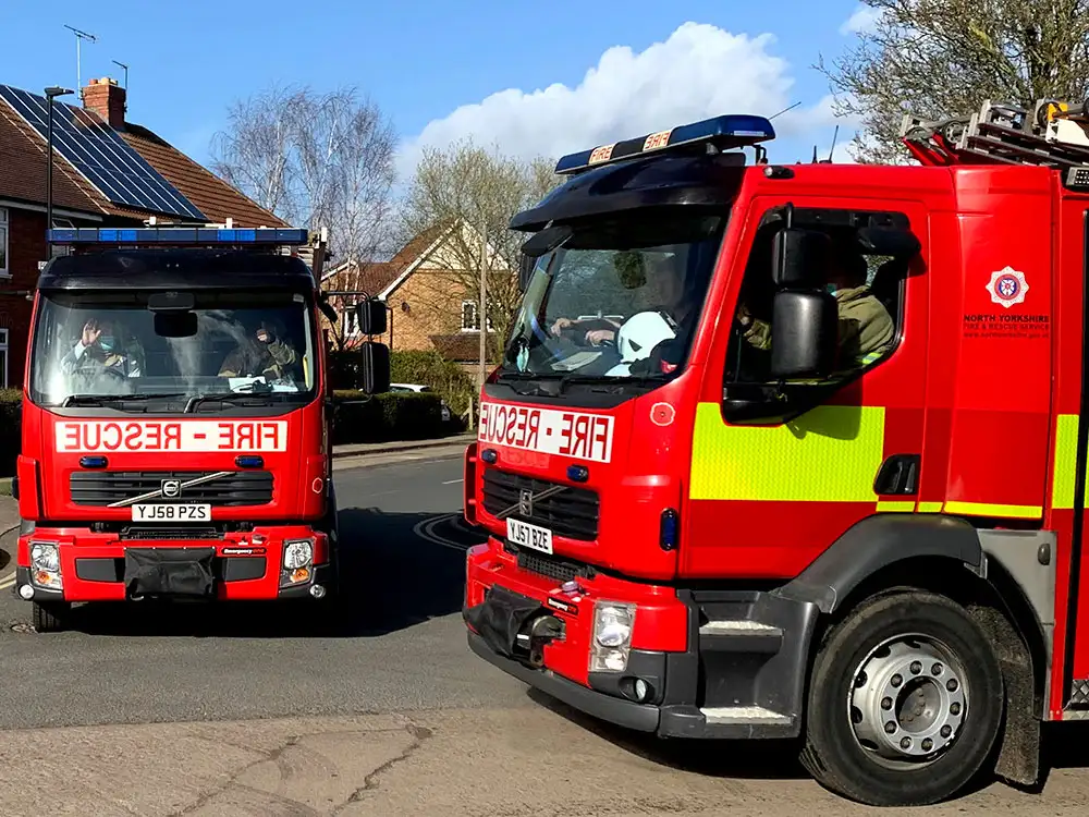 Crews tackle four fires started deliberately in York and a Selby village