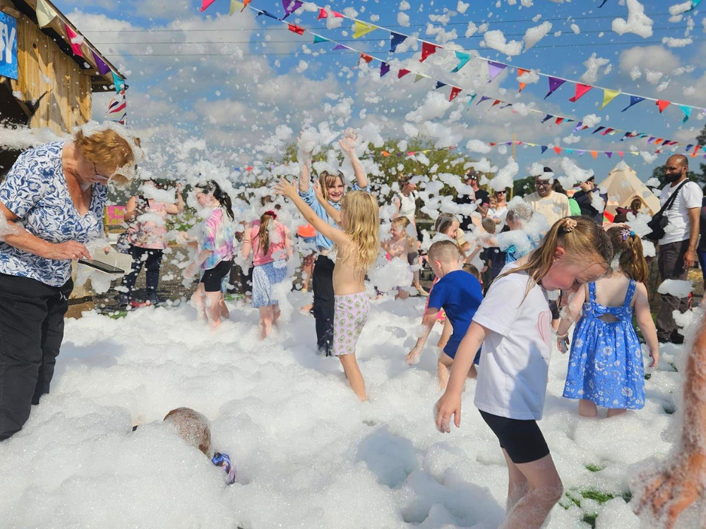 Fabulous foam parties feature at month-long family fun festival