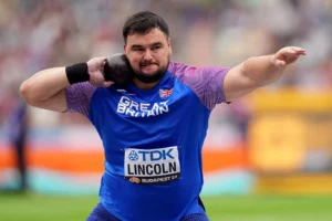 ‘Scott Put’, North Yorkshire’s star shot putter, in Olympic action for Team GB tonight