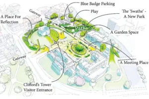 Picnic lawns and play spaces: New design to replace Castle Car Park revealed