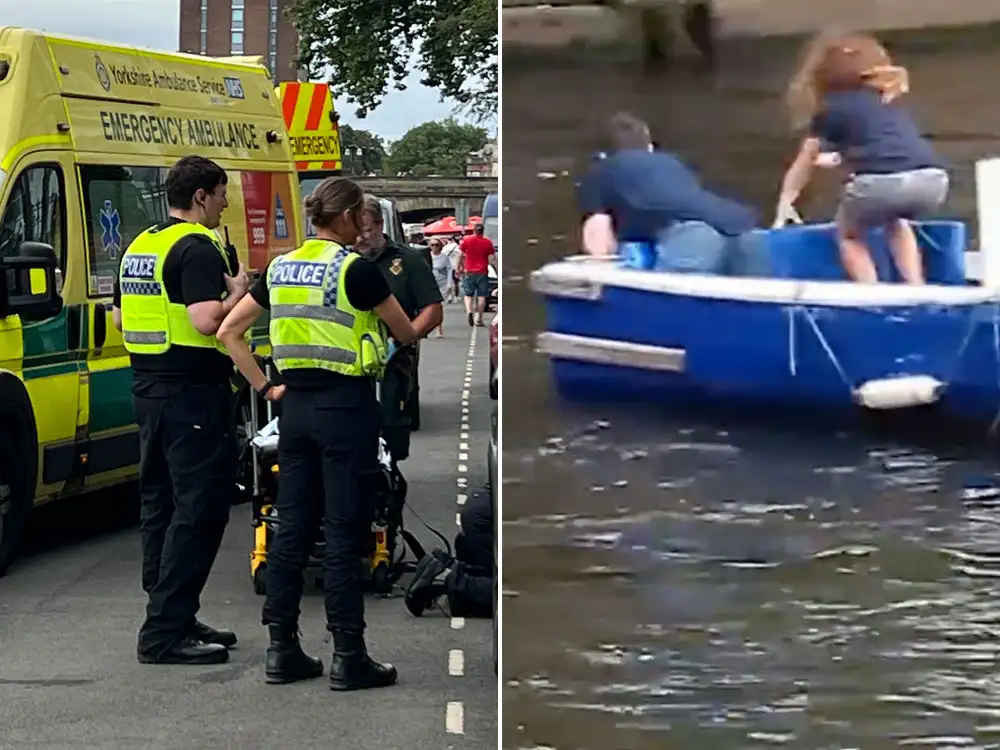 Updated: River drama in York as members of the public rescue woman from the water