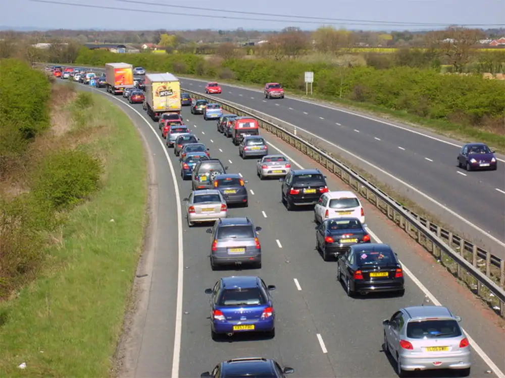 Incident on York A64 causing traffic congestion