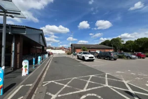 Man with knife arrested in York supermarket car park