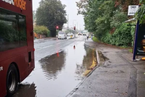 Rain creates ‘lake’ at York bus stop – ‘after repairs backfired’