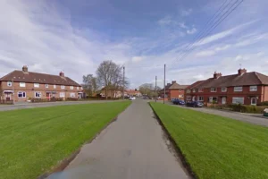 Racist graffiti sprayed on Pickering pavement