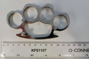 Knuckle duster seized by police from group in Northallerton
